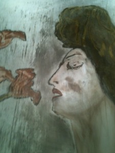 Tableau en zinc d'art "mucha" - Zinc d'art